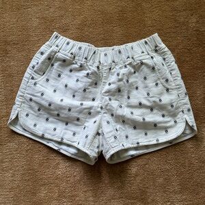 Madewell Embroidered White Shorts